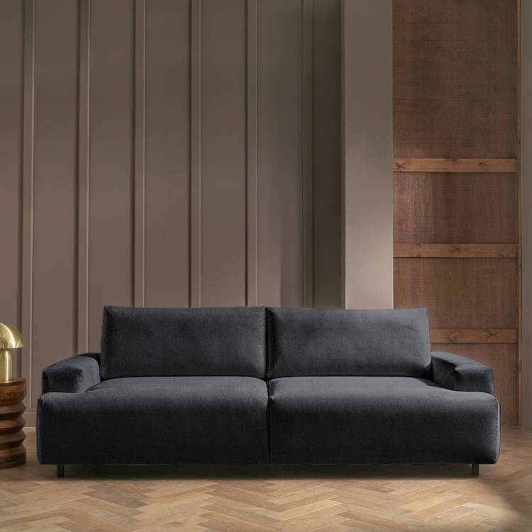 Habitat Julien Fabric 4 Seater Sofa Bed - Charcoal 0