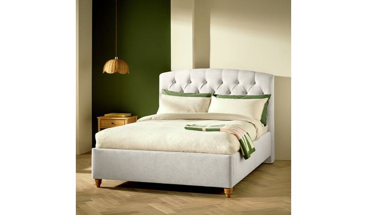 Habitat Erin Country End Lift Double Ottoman Bed - Beige
