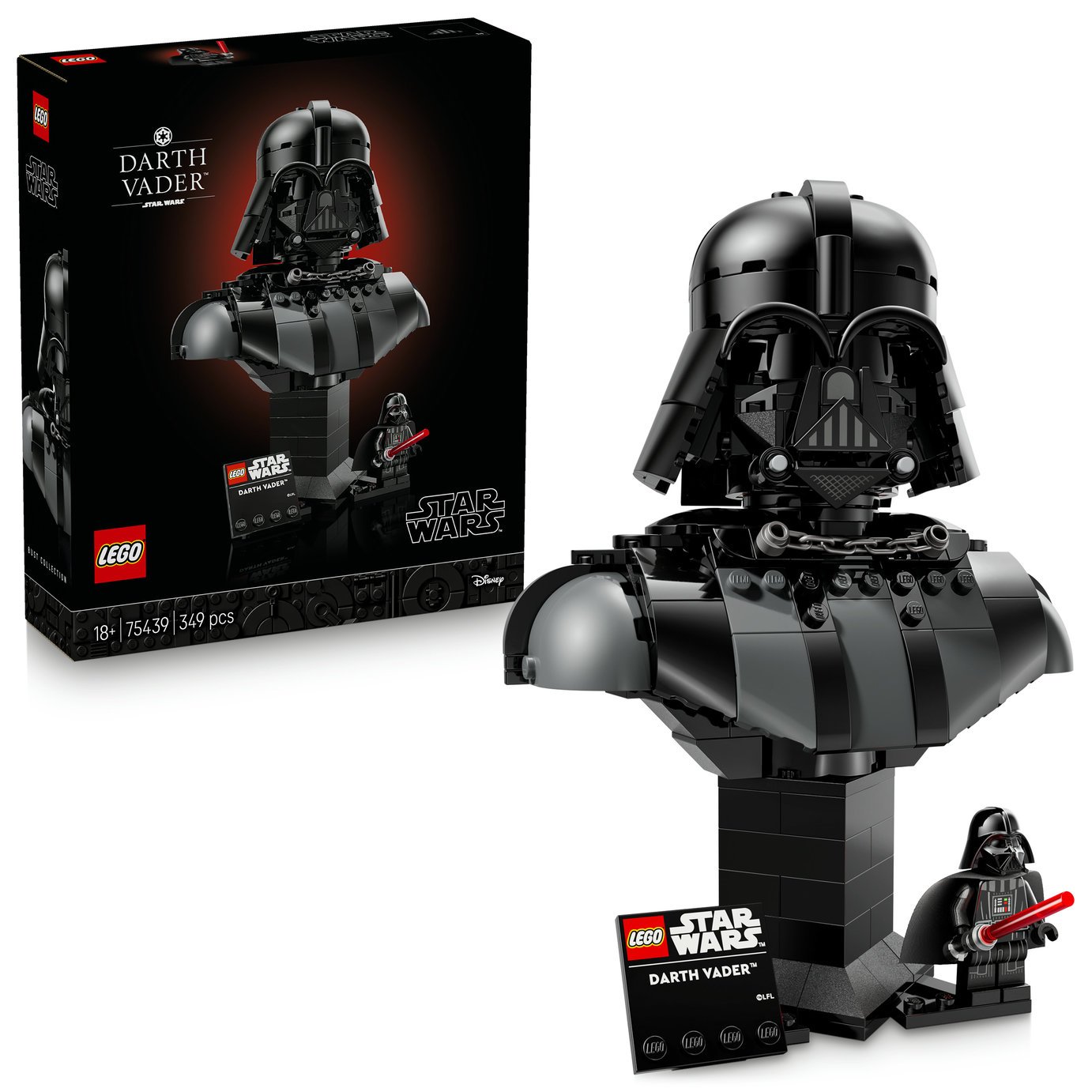 LEGO Star Wars Darth Vader Bust Model Kit 75439