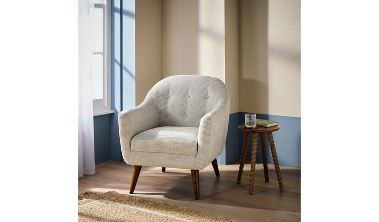 Habitat Jen Fabric Armchair - Natural