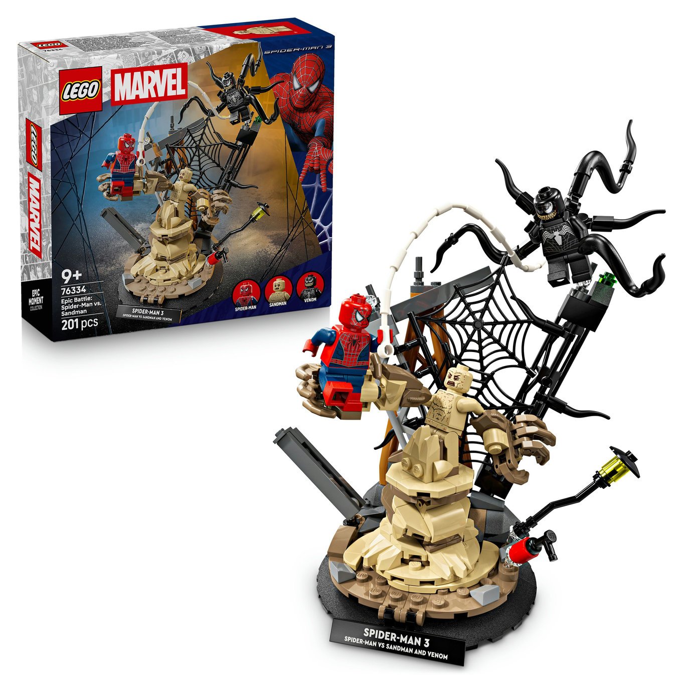 Buy LEGO Marvel Epic Battle: Spider-Man vs. Sandman Set 76334
