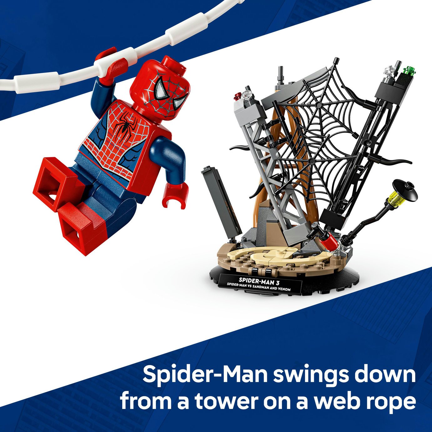 Buy LEGO Marvel Epic Battle: Spider-Man vs. Sandman Set 76334