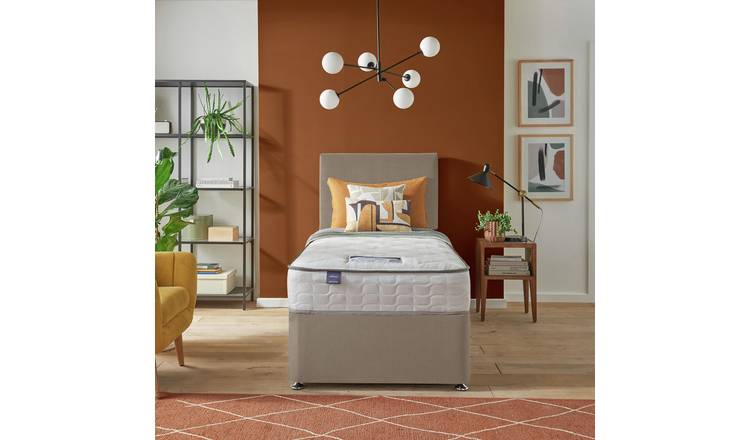Silentnight Middleton Comfort Pocket Single Divan Bed - Sandstone
