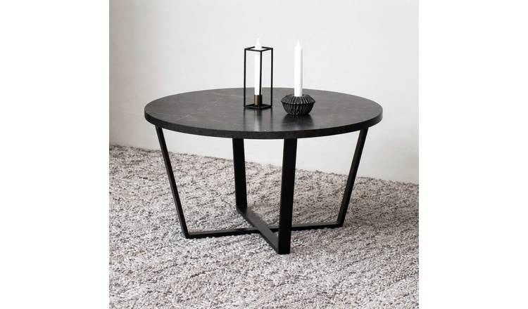 Furniture To Go Amble Round Coffee Table - Black