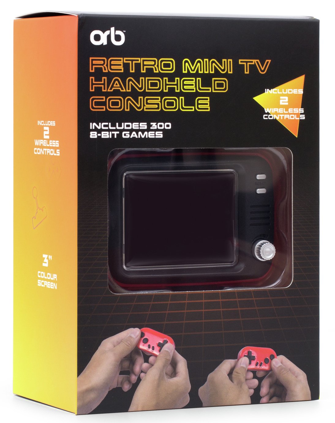 orb retro mini tv handheld console