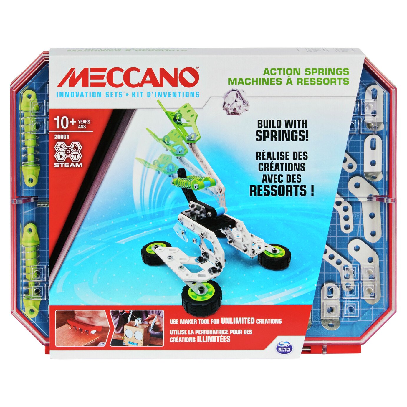 Meccano Inventor Action Springs Construction Set Review