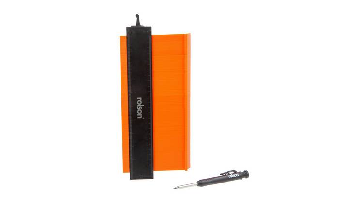 Rolson 250mm Locking Contour Gauge and Marker Pencil