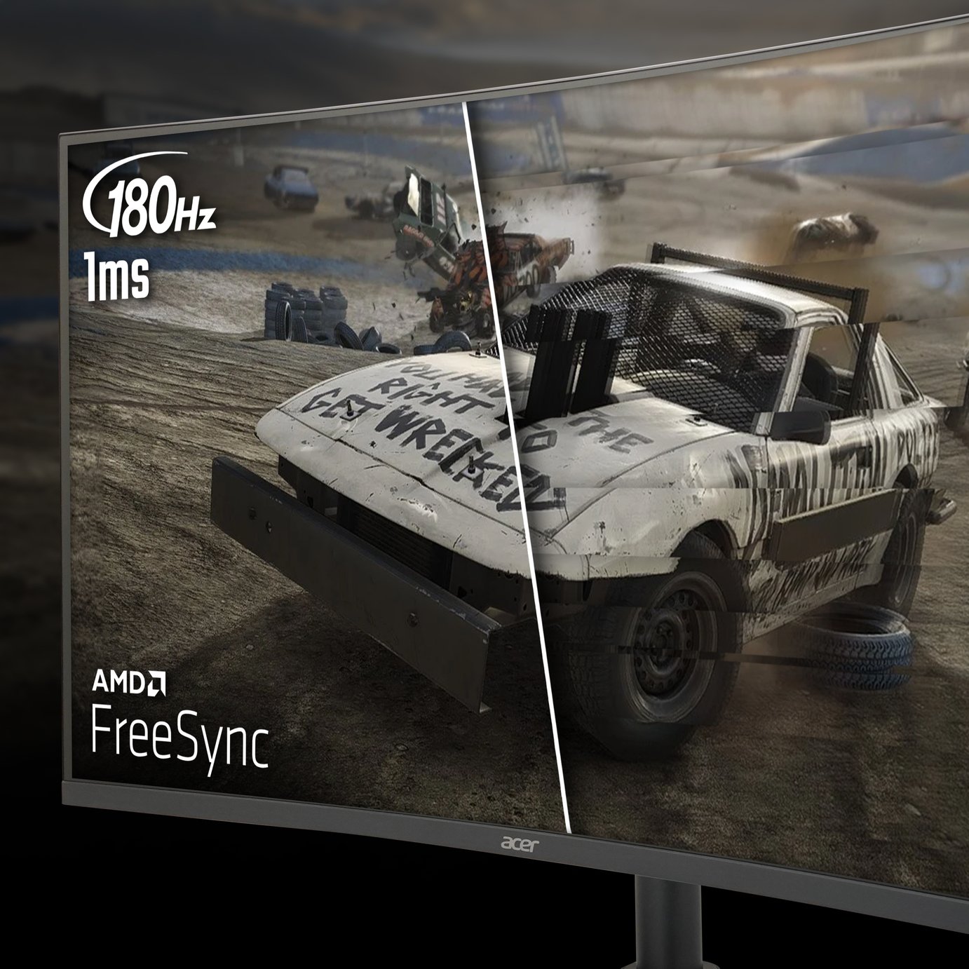 Buy Acer Nitro XZ320QUS3 32 Inch 180 Hz QHD Gaming Monitor | PC