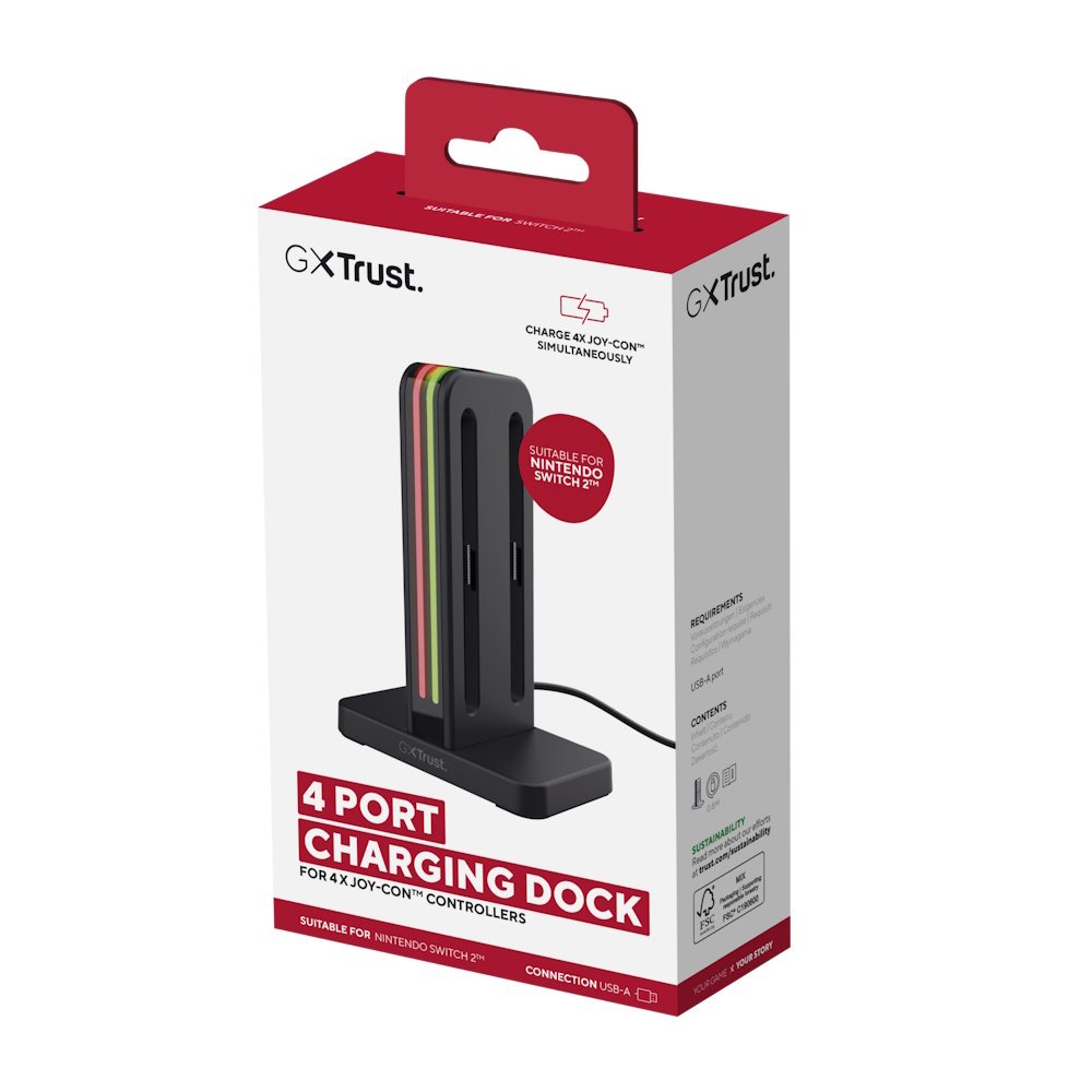 Buy GXTrust 4 Port Charging Dock For Nintendo Switch 2 | Nintendo