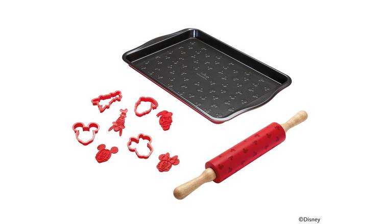 Prestige 3 Piece Disney Bake With Mickey Cookie Bakeware Set