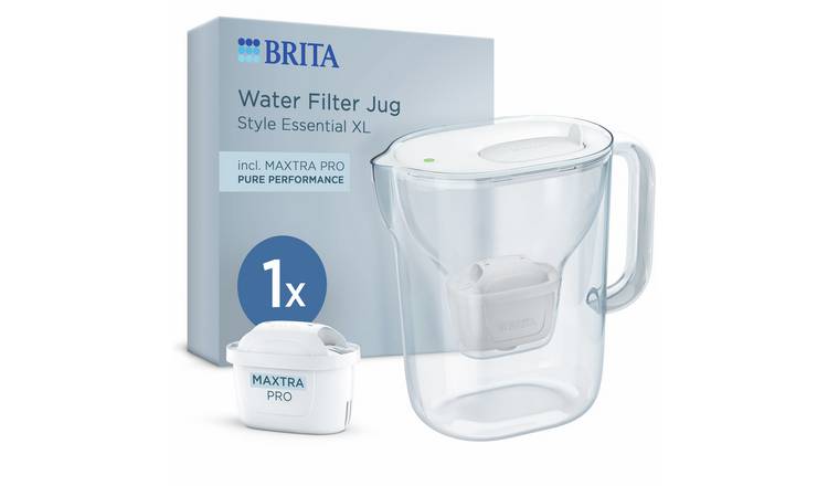 BRITA Style Essential 3.6L XL Water Filter Jug - White