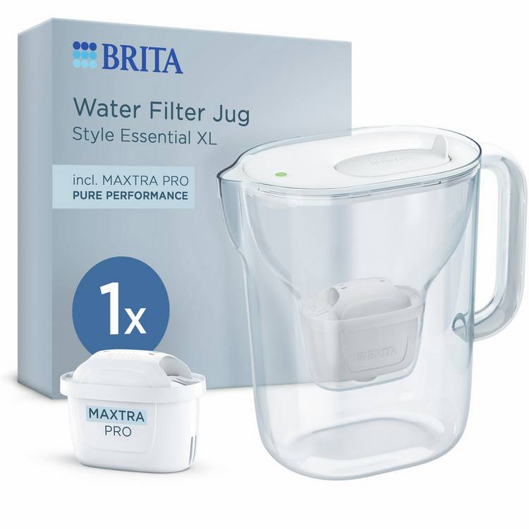 BRITA Style Essential 3.6L XL Water Filter Jug - White 0