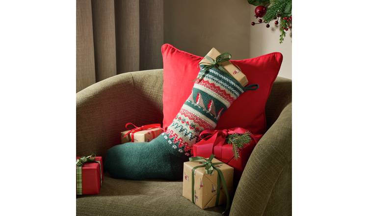 Argos Home Classic Robin Christmas Stocking