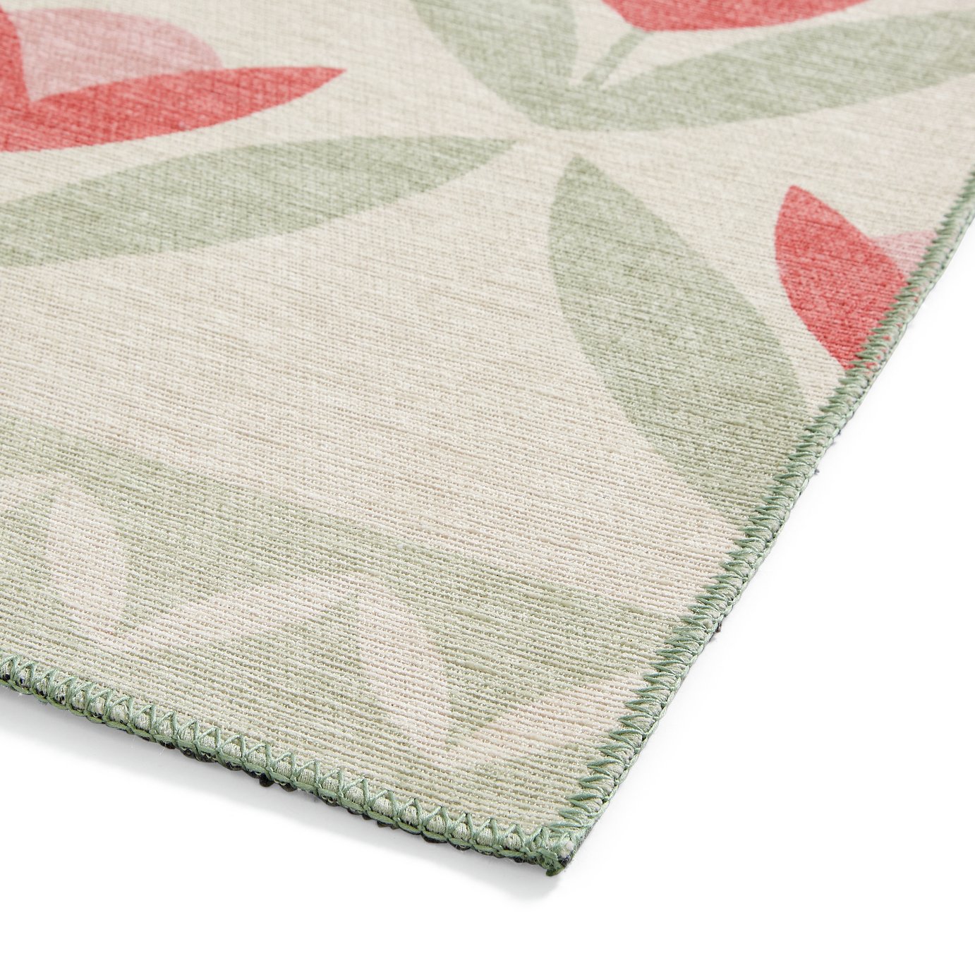 Buy Scion Tulip Trellis Blush Pink Flatweave Rug - 76x150cm | Rugs