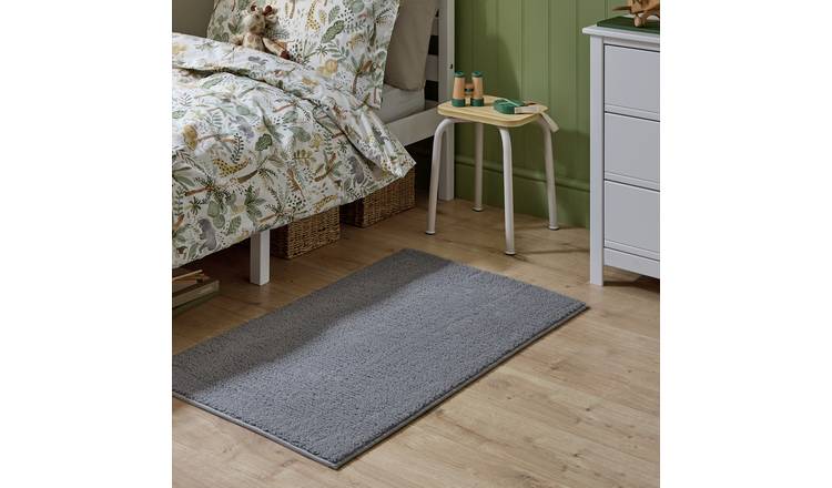 Home Essentials Boucle Grey Rug - 60x110cm