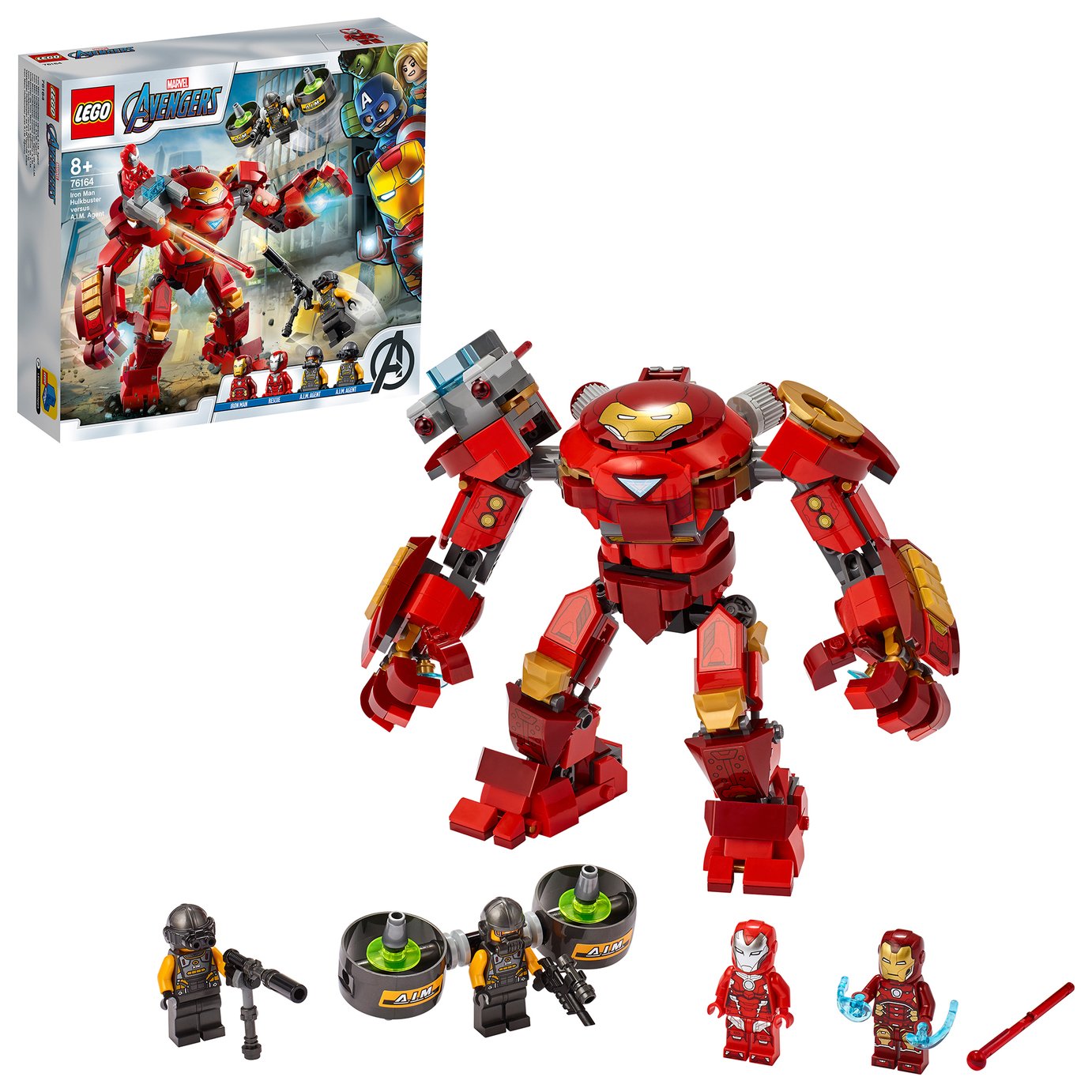 LEGO Marvel Iron Man Hulkbuster vs. A.I.M. Agent Toy 76164 Review