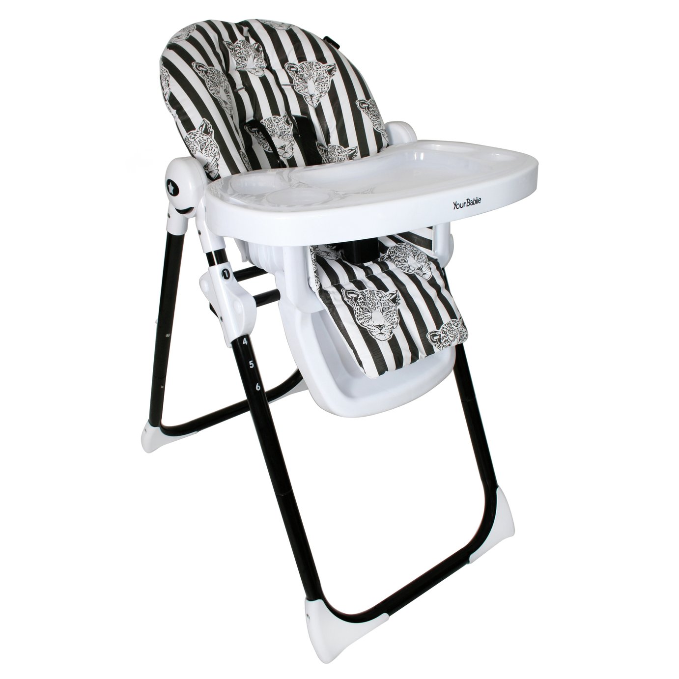my babiie leopard high chair