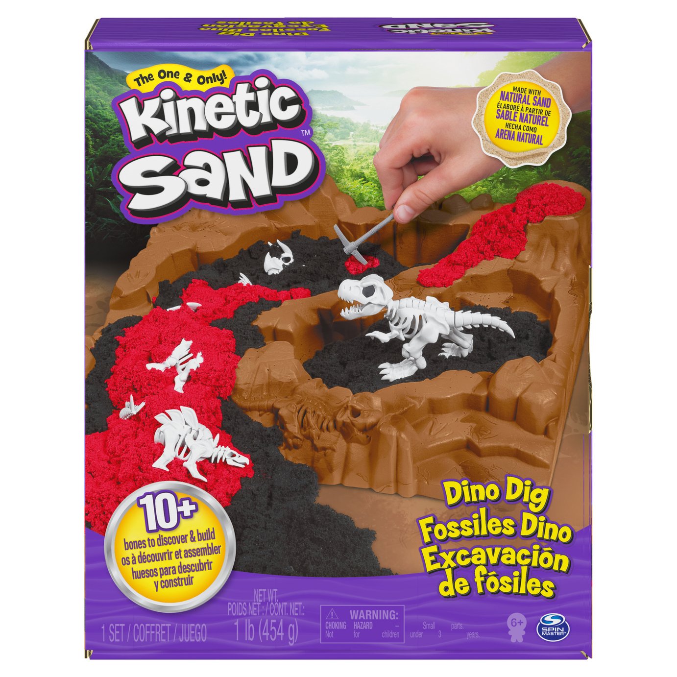 Kinetic Sand Dino Dig Playset Review