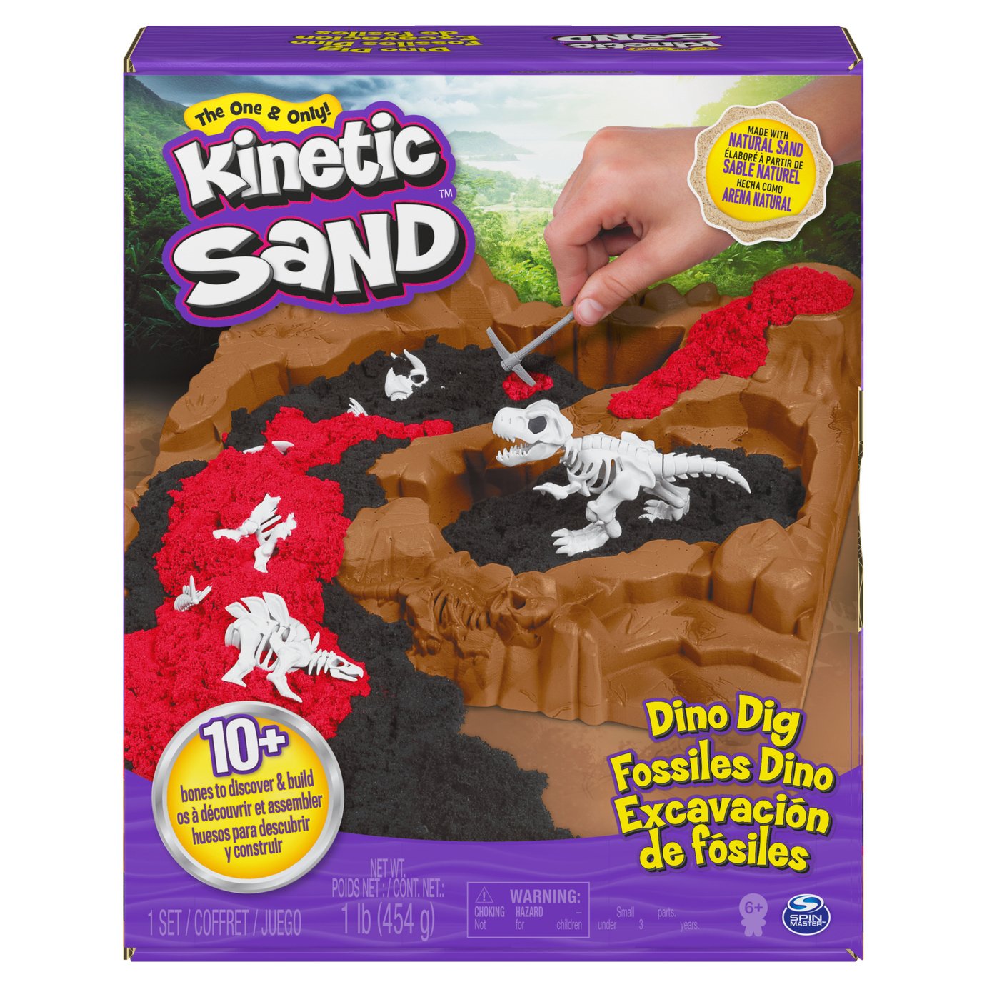 kinetic sand dino dig