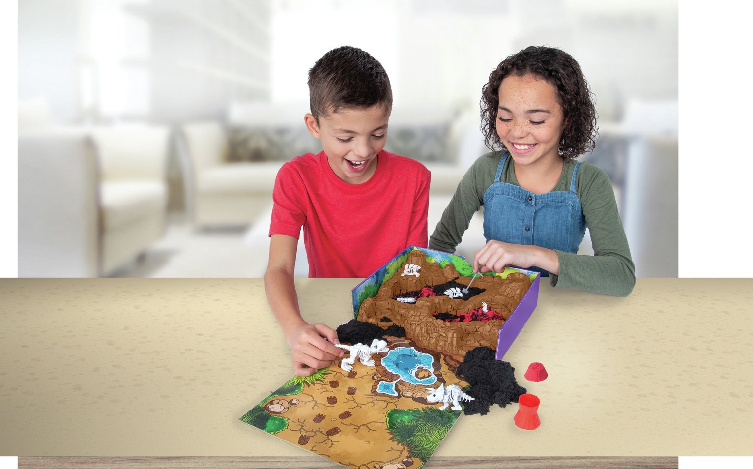 Kinetic Sand Dino Dig Playset Review