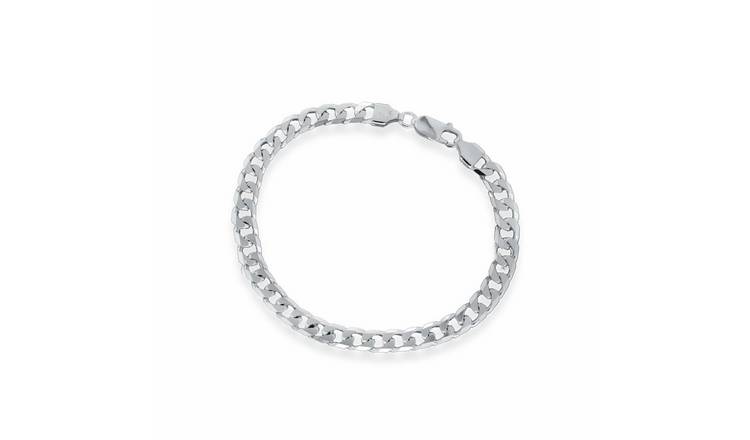 Revere Sterling Silver Curb Chain Bracelet