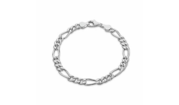 Revere Sterling Silver Figaro Bracelet