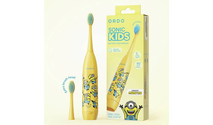 Ordo The Minions Sonic Kids Battery Toothbrush - Yellow