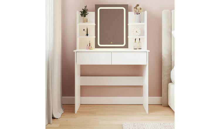 GFW Sadie 2 Drawer Dressing Table - White