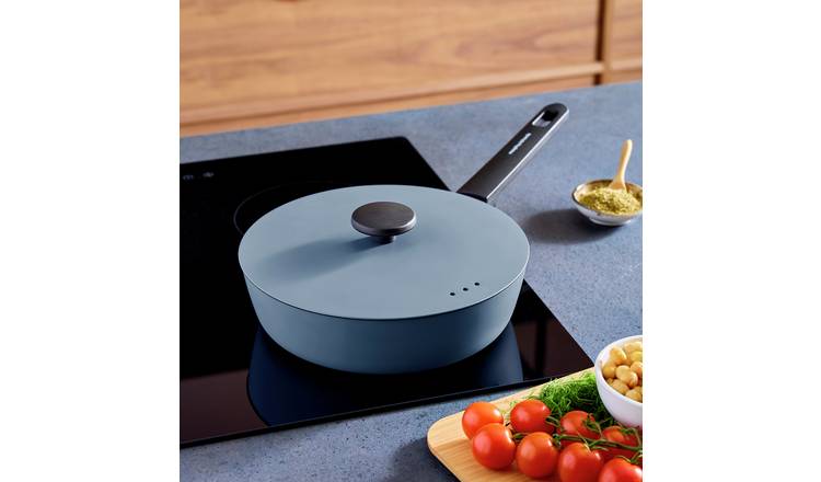 Morphy Richards 24cm Forged Aluminium Saute Pan - Blue