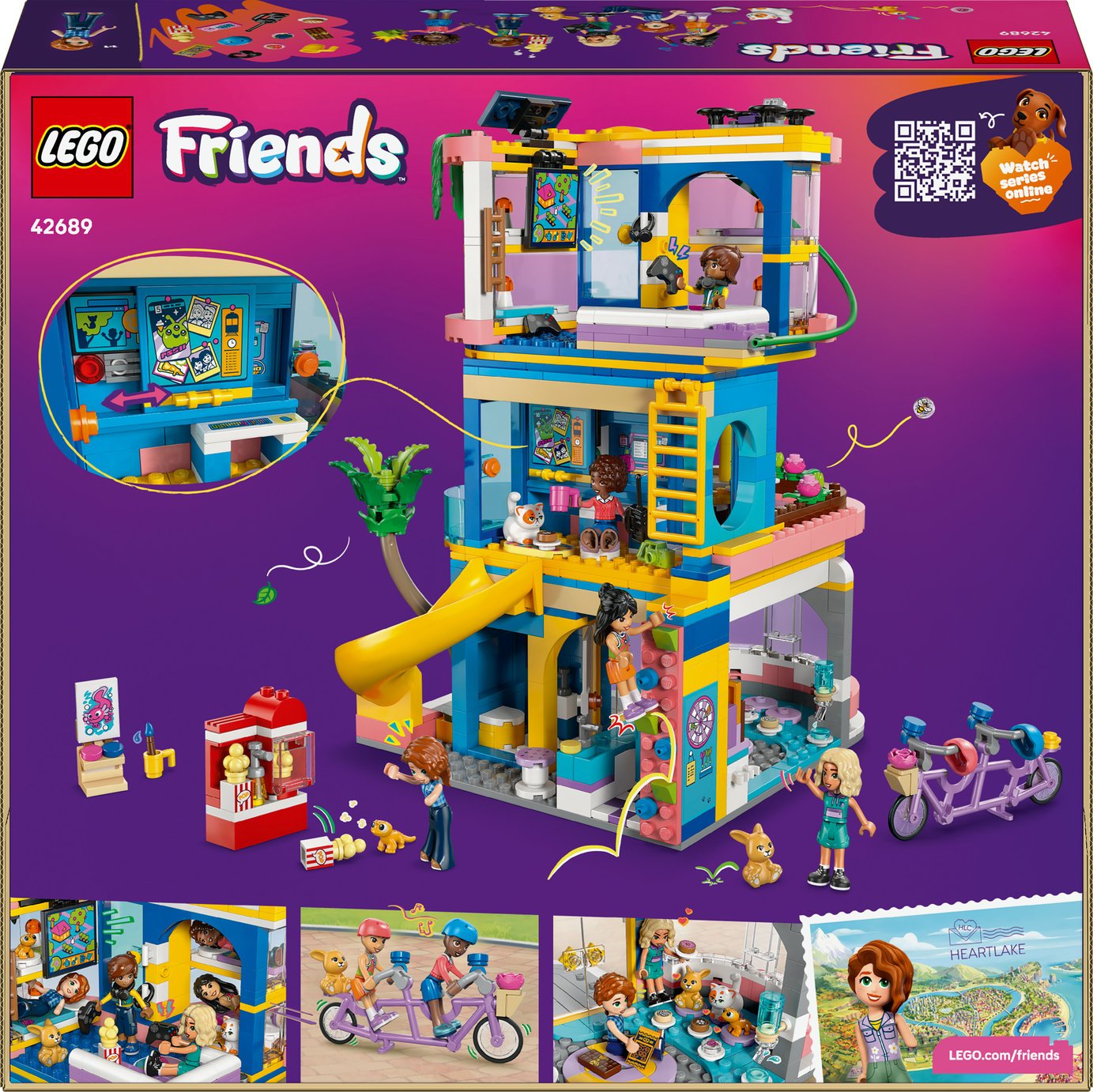 Buy LEGO Friends Heartlake City Friends Club House Toy 42689