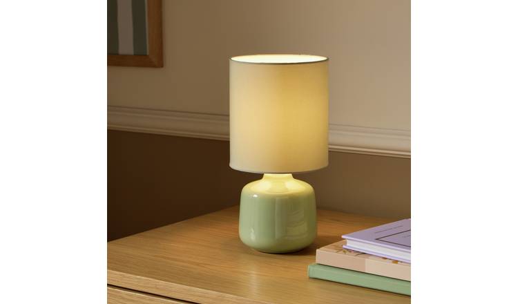 Home Essentials Ceramic Table Lamp - Sage