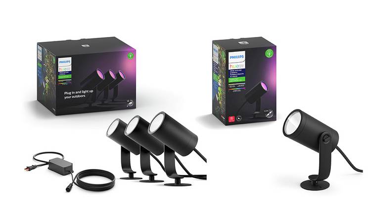 Philips Hue Smart LED Outdoor Spotlight Lily Kit & Extension