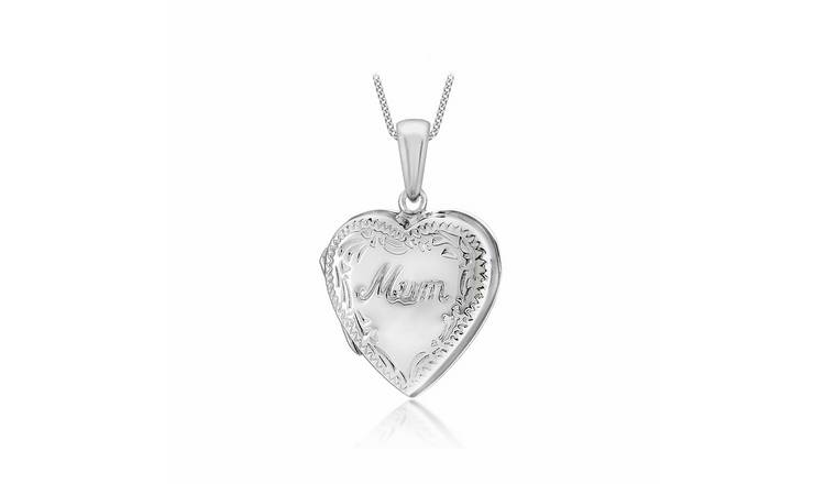 Revere Sterling Silver Mum Locket Necklace