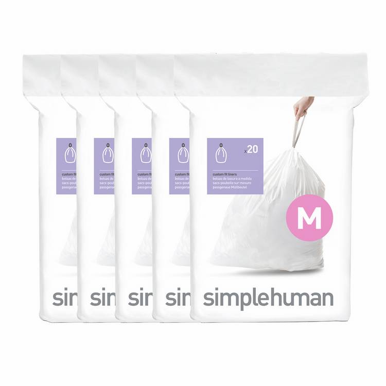 Simplehuman 45L Code M Bin Liners - Pack Of 100 0