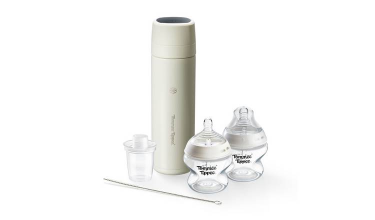 Tommee Tippee PrepGo Portable Formula Feed Maker & Newborn Bottles Set