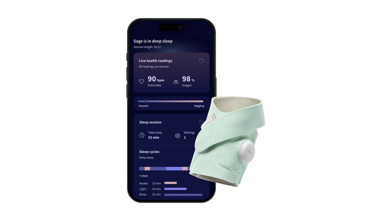 Owlet BMRHNNMIM Dream Sock Smart Baby Monitor