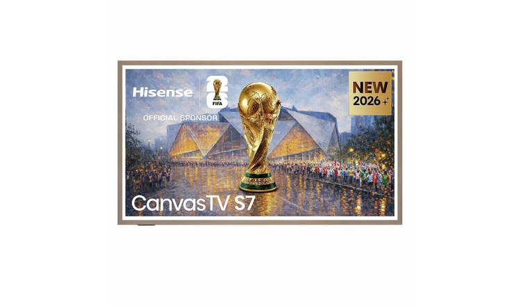 Hisense 65 Inch 65S7STUK Smart 4K UHD HDR QLED Canvas TV