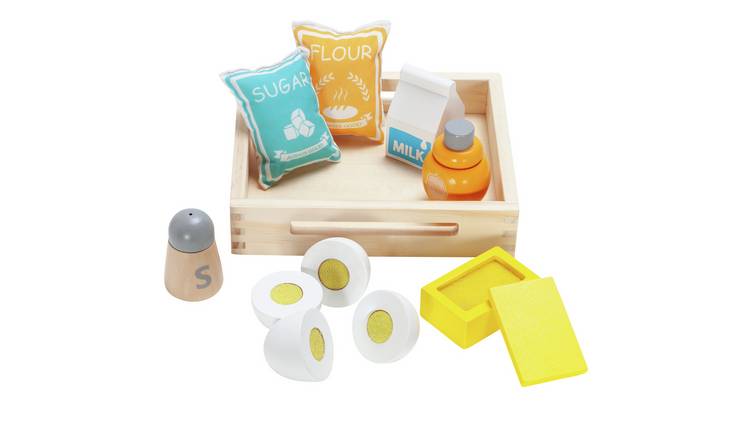 Chad Valley Wooden Toy Baking Set