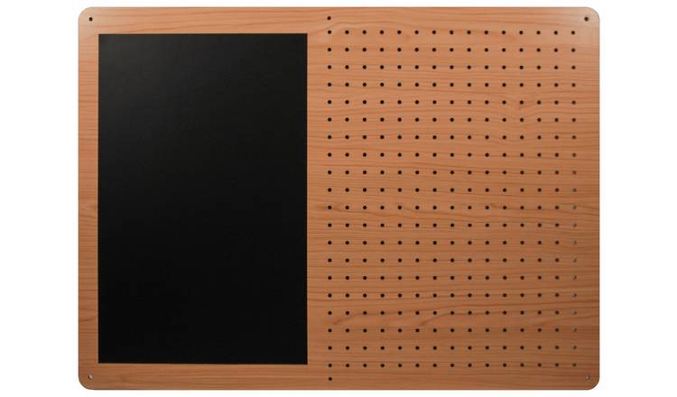 Cathedral Peg Board With Magnetic Chalk Board  - 55 x 75cm