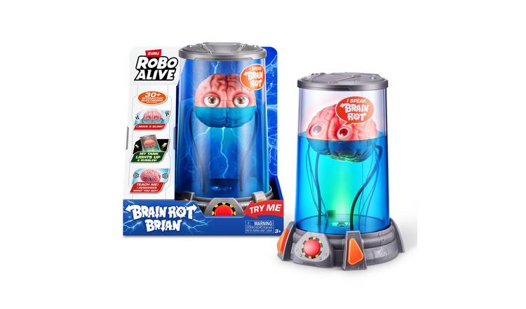 Robo Alive Brain Rot Brian Figures