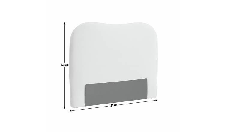 Habitat Mali Fabric Kingsize Headboard - Cream