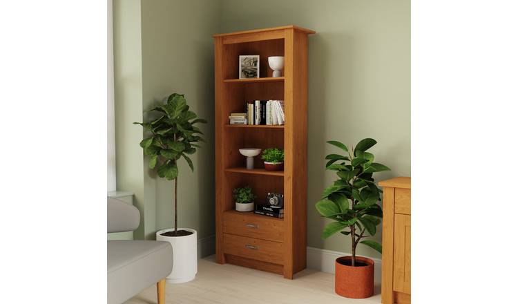 Argos Home Ohio 4 Shelves Bookcase - Natural