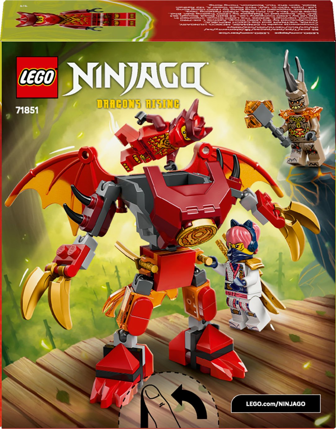 Buy LEGO NINJAGO Kai's Dragon Mech Battle Pack Ninja Toy 71851
