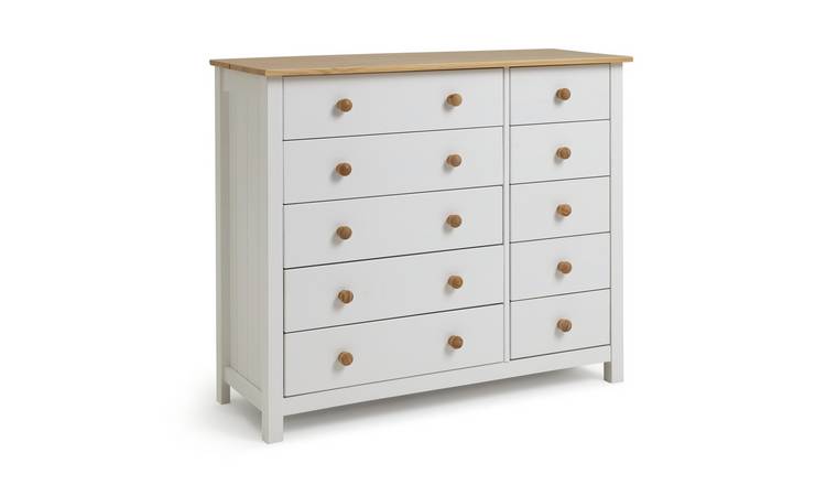 Argos white deals drawers