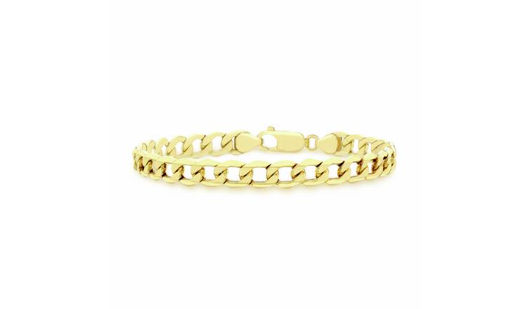 Revere 9ct Yellow Gold Curb Bracelet