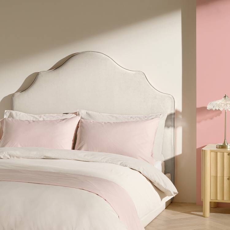 Habitat Daphne Fabric Kingsize Headboard - Cream 0