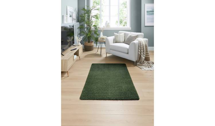 Buddy Forest Green Shaggy Rug - 100x150cm