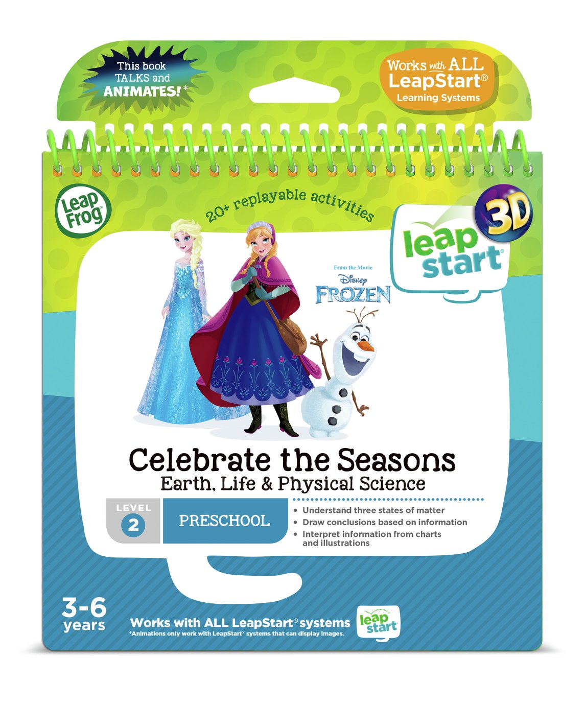 LeapFrog LeapStart Frozen Activity 3D Book Review