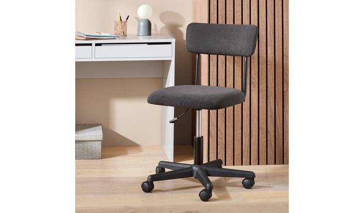 Argos Home Bower Metal Office Chair - Black