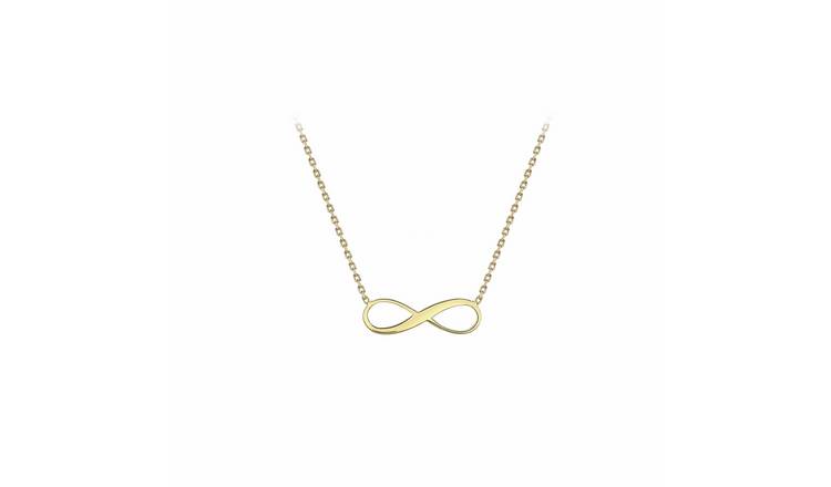 Revere 9ct Yellow Gold Infinity Chain Necklace